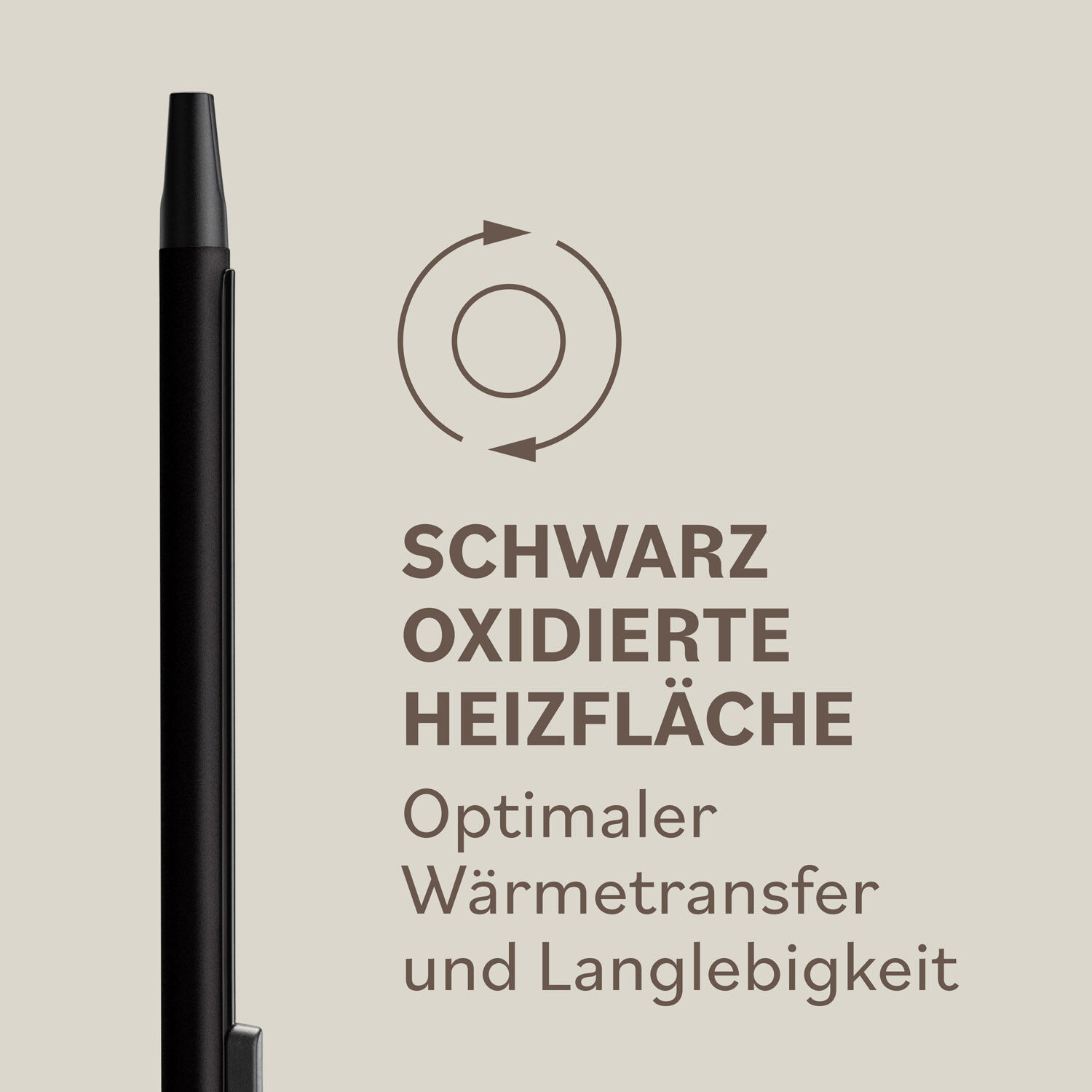 Lockenstab mit Klammer - &Oslash; 13mm